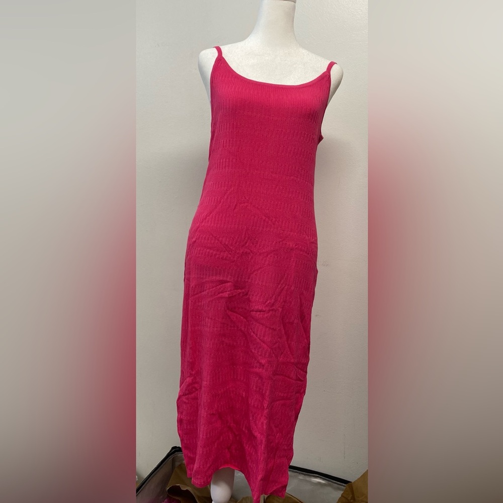 NWT Women's Solid Knit Sleeveless Dress